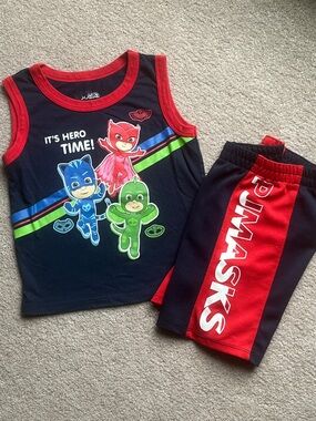 PJ Masks Boys Tank & Shorts Set